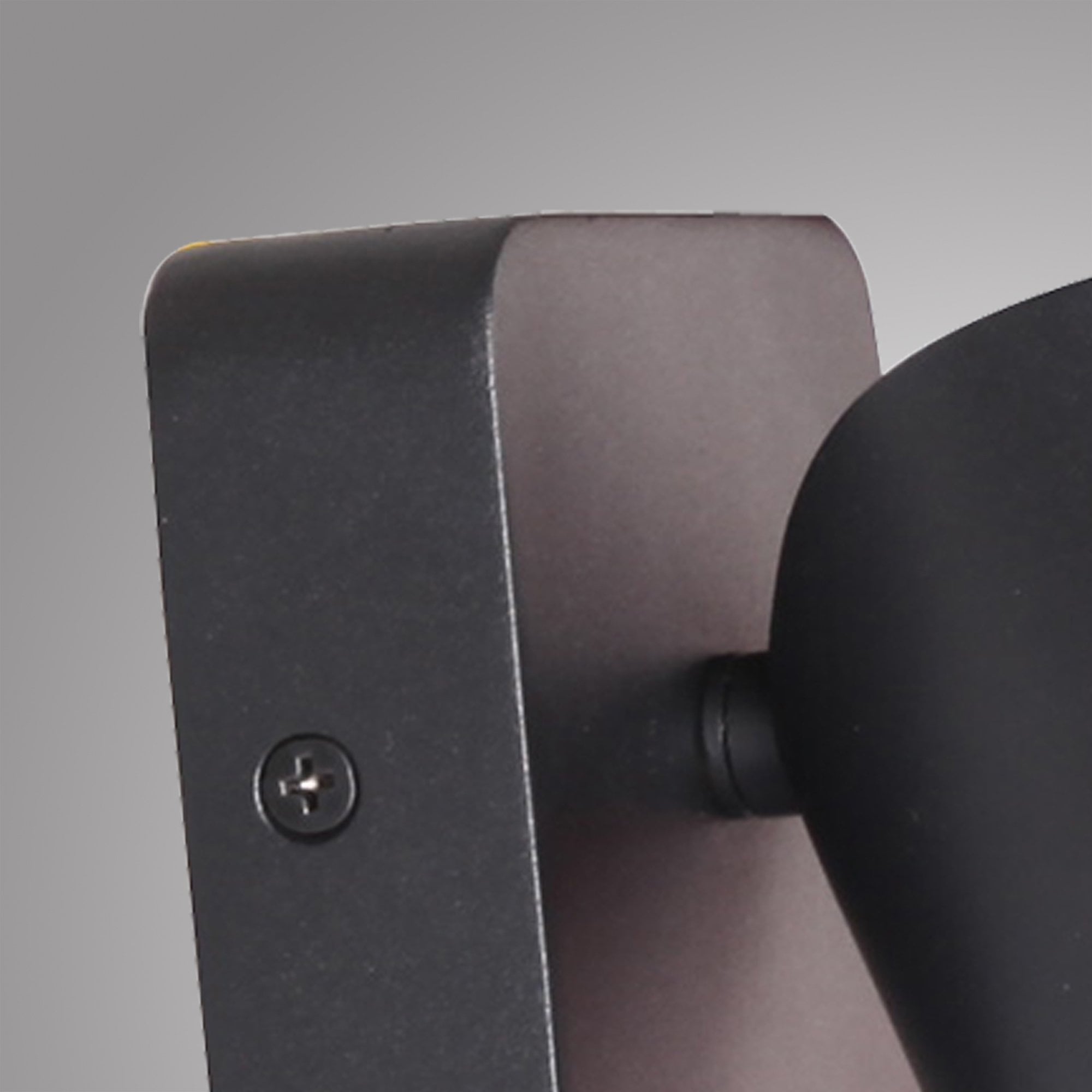 M6714 Sal 1 Light Switched Wall Light GU10 Matt Black