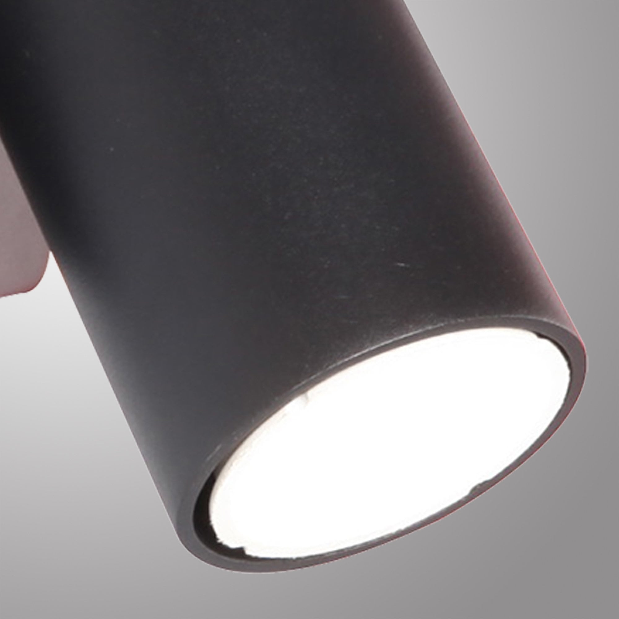 M6714 Sal 1 Light Switched Wall Light GU10 Matt Black