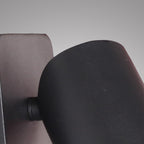 M6714 Sal 1 Light Switched Wall Light GU10 Matt Black