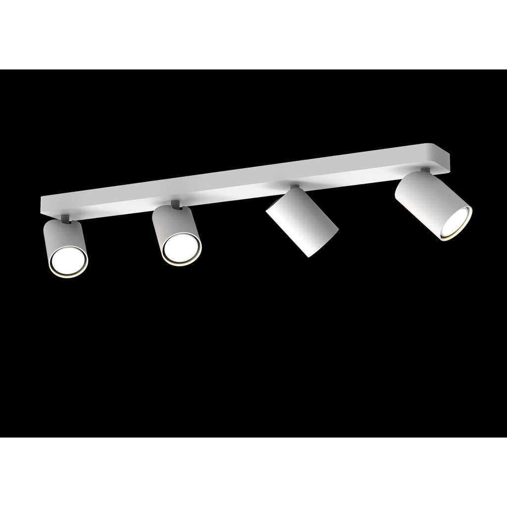 M6280 Sal Linear 4 Light Spotlight GU10 Matt White