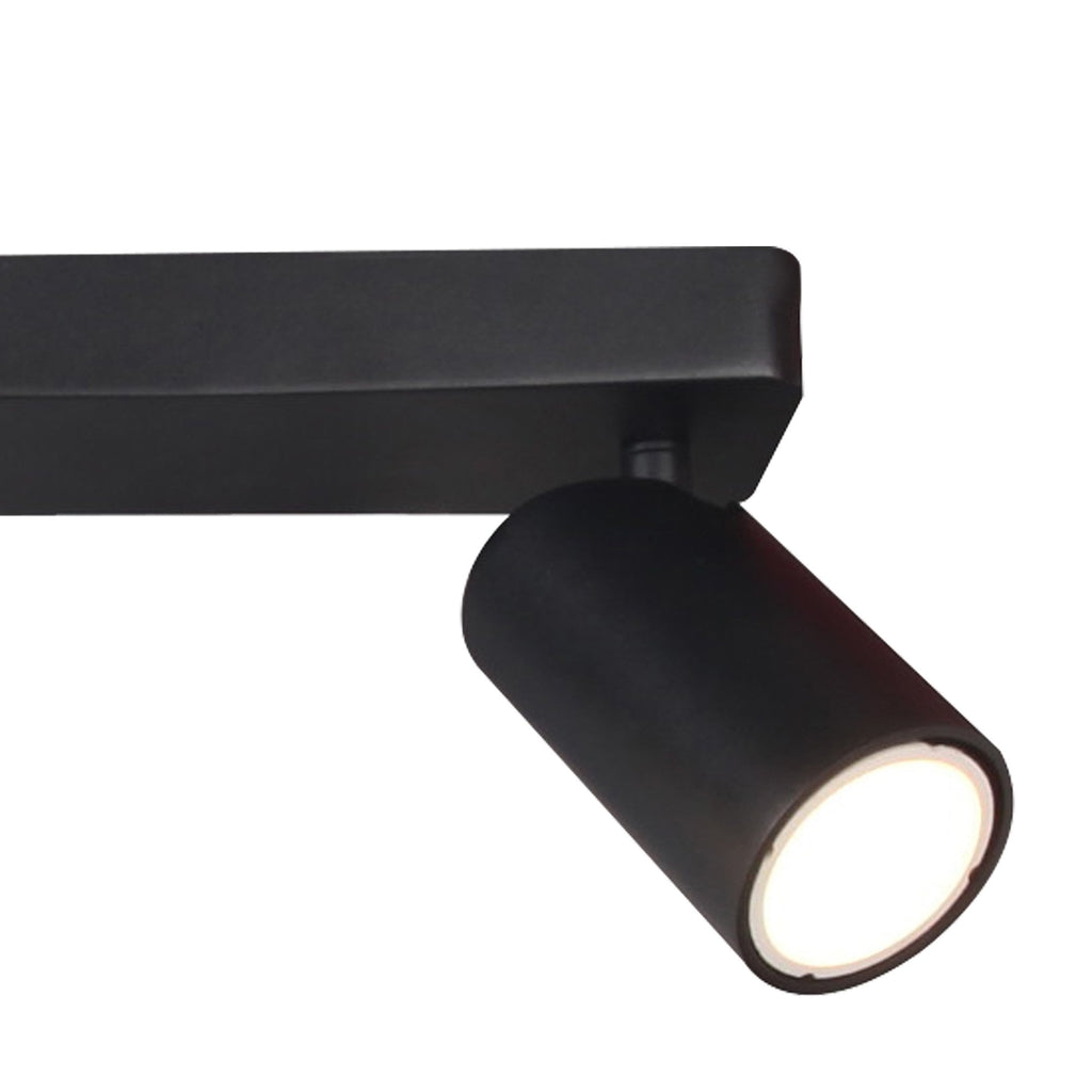 M6710 Sal Linear 4 Light Spotlight GU10 Matt Black