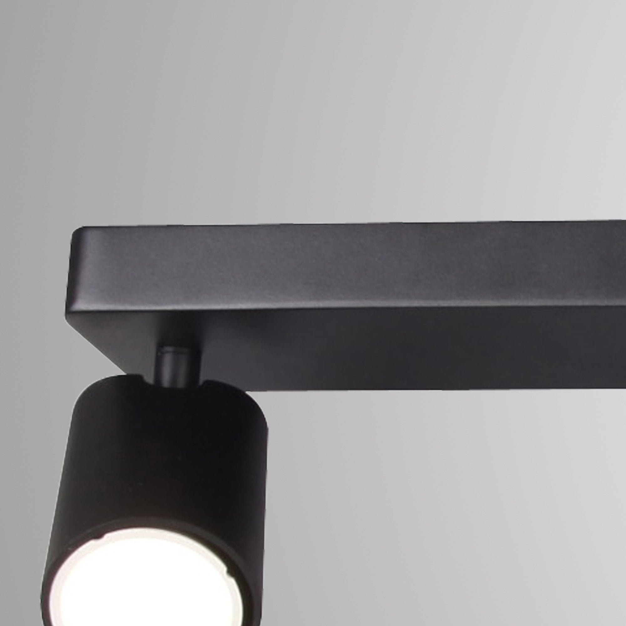 M6710 Sal Linear 4 Light Spotlight GU10 Matt Black