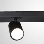 M6710 Sal Linear 4 Light Spotlight GU10 Matt Black