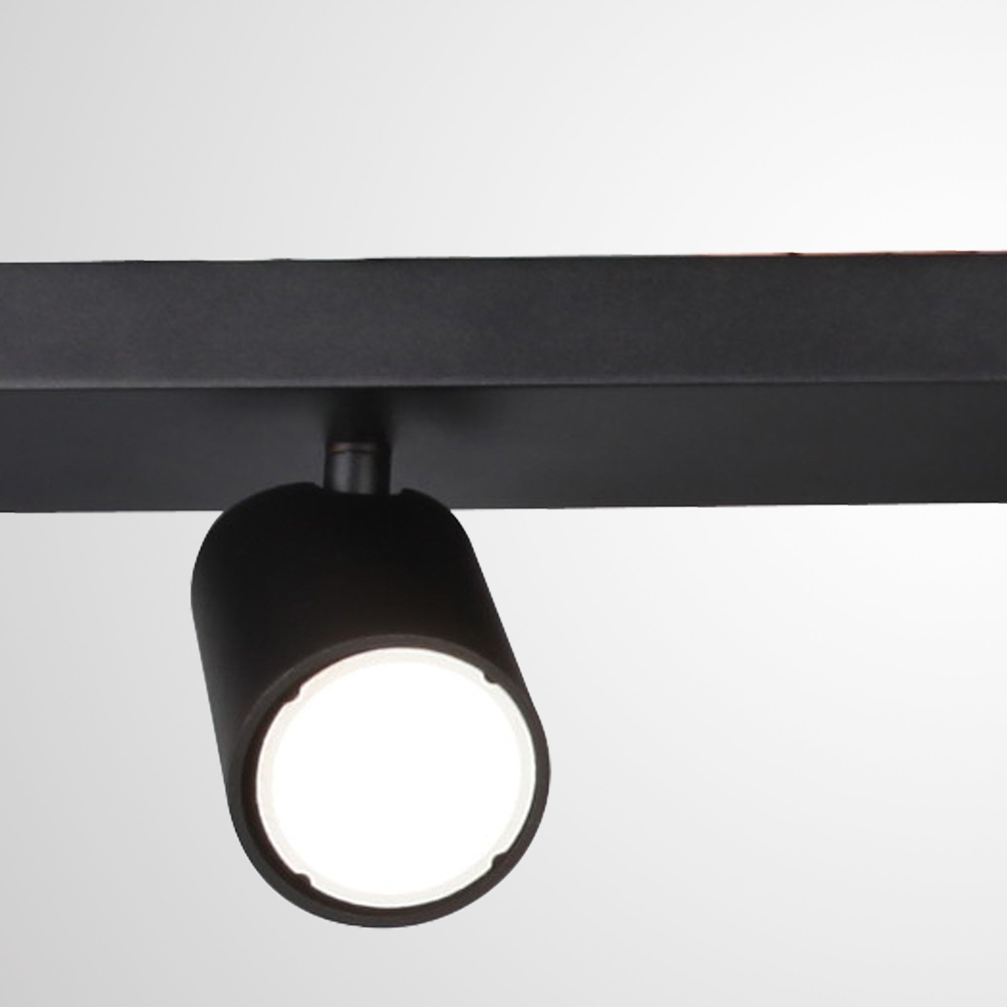 M6710 Sal Linear 4 Light Spotlight GU10 Matt Black
