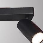 M6710 Sal Linear 4 Light Spotlight GU10 Matt Black