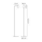 M7517 Sal Floor Lamp 1 Light GU10 Sand Black