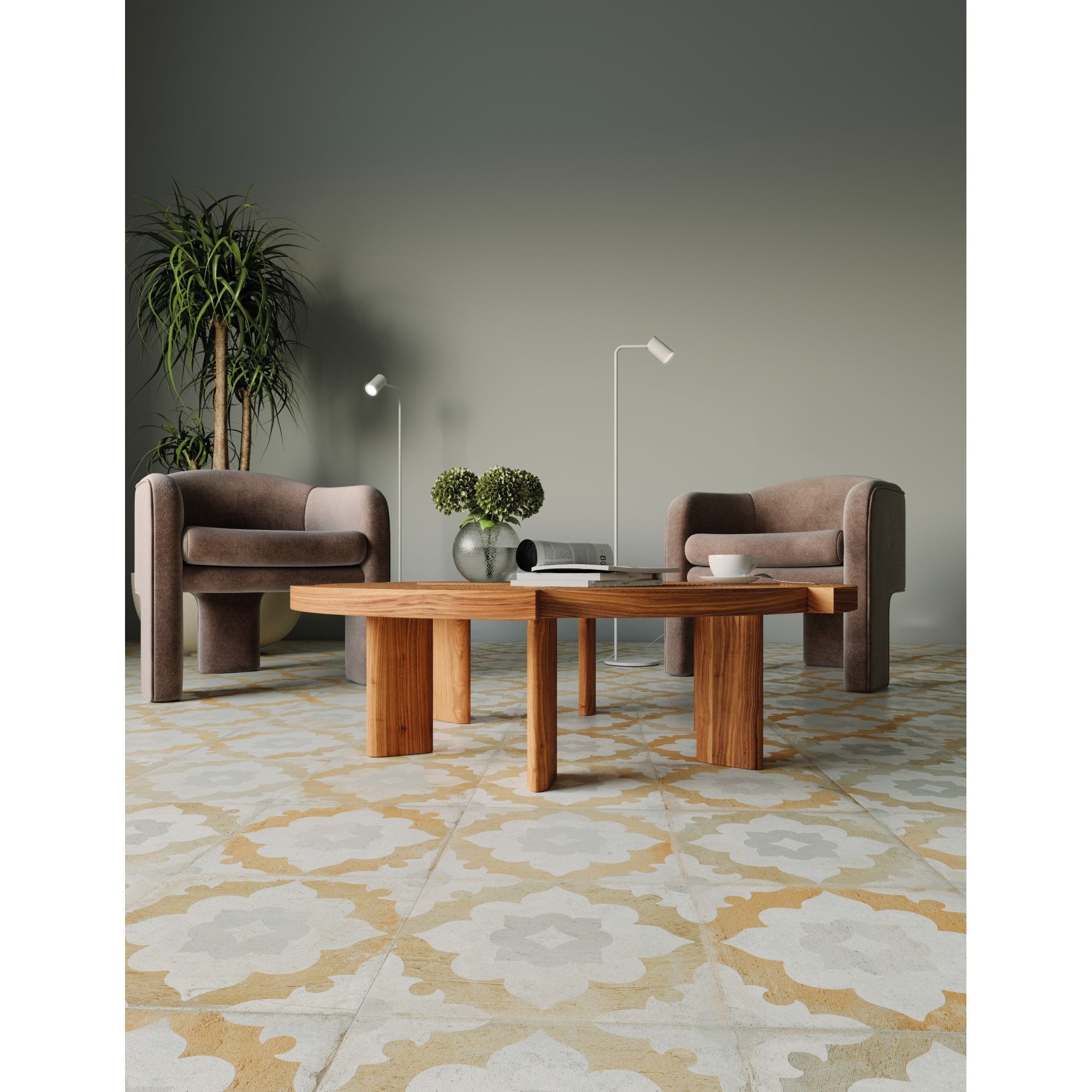 M7517 Sal Floor Lamp 1 Light GU10 Sand Black