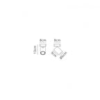 M6283 Sal 1 Light Spotlight GU10 Matt White