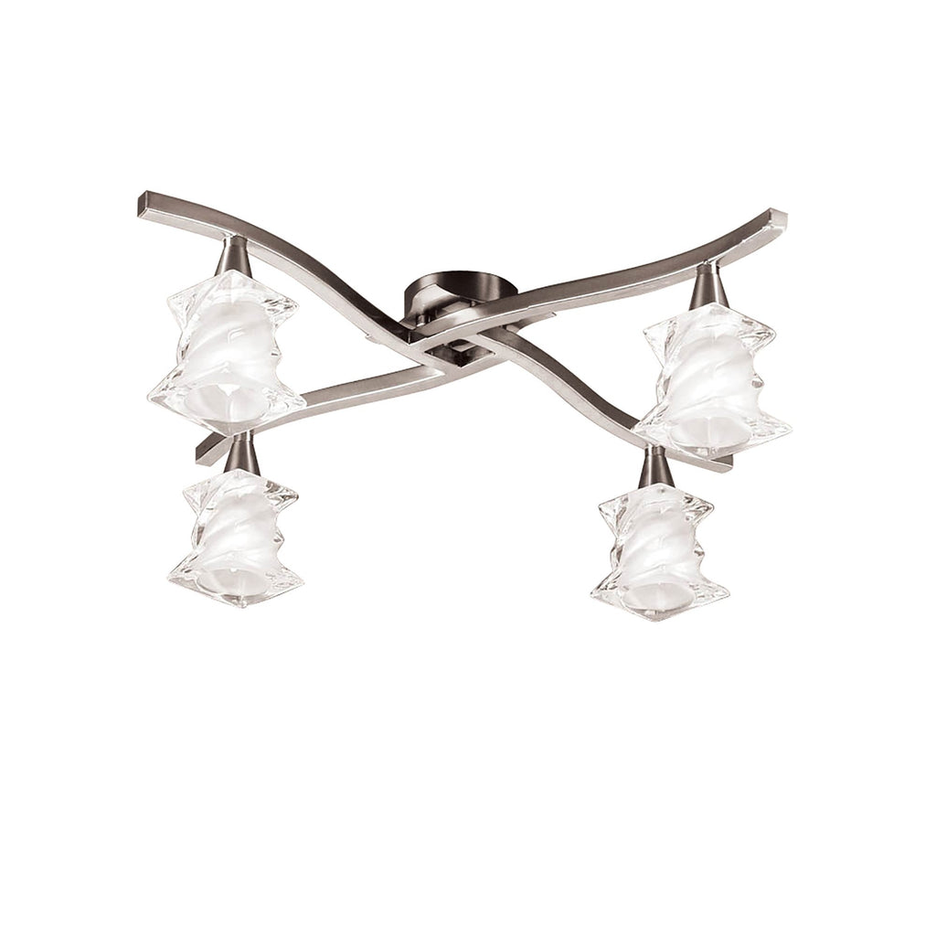 M3024CH Salomon Ceiling 4 Light G9 Polished Chrome