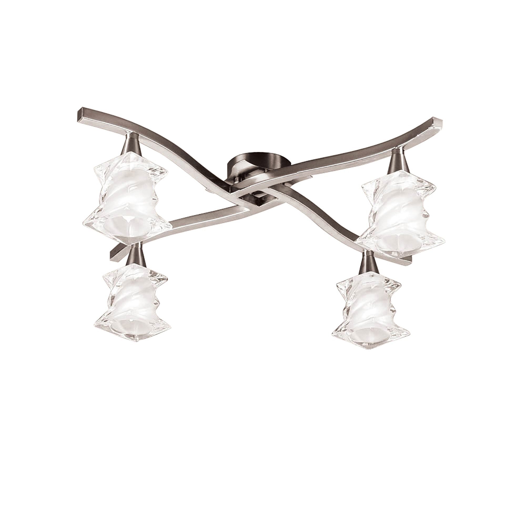 M3024CH Salomon Ceiling 4 Light G9 Polished Chrome
