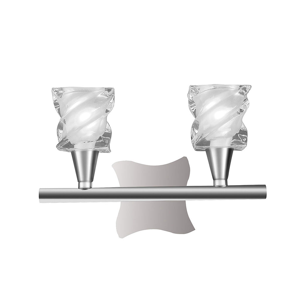 M3022CH/S Salomon Wall Lamp Switched 2 Light G9 Polished Chrome