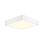 M6630 Saona 17cm Square LED Surface Flush Fitting 14W Matt White/Frosted Acrylic
