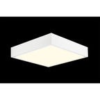 M6630 Saona 17cm Square LED Surface Flush Fitting 14W Matt White/Frosted Acrylic