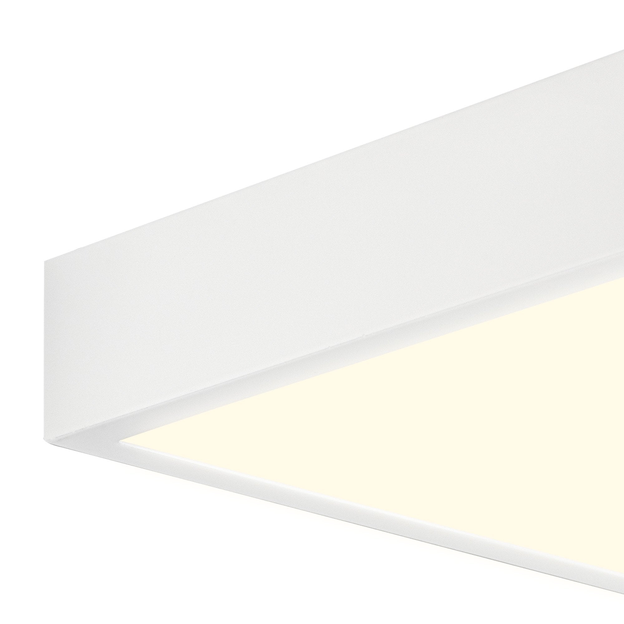 M6630 Saona 17cm Square LED Surface Flush Fitting 14W Matt White/Frosted Acrylic