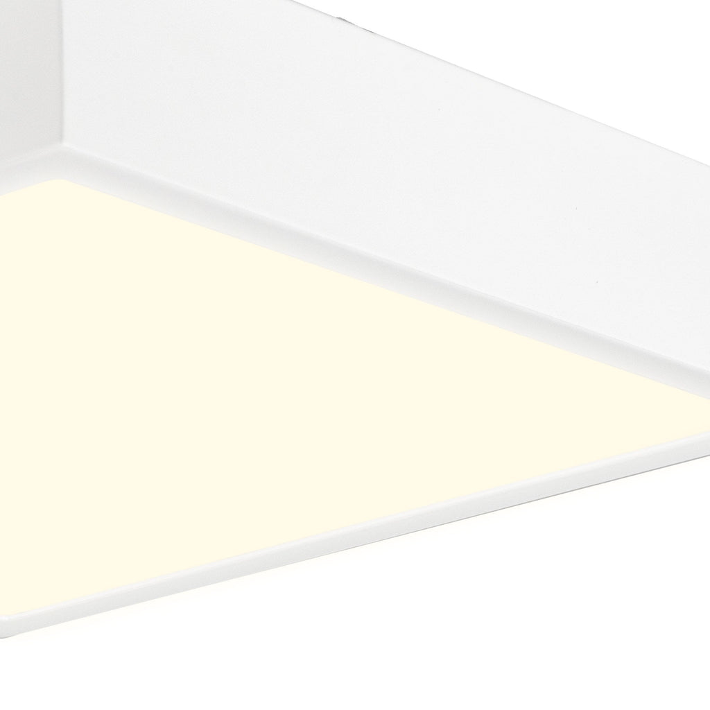 M6630 Saona 17cm Square LED Surface Flush Fitting 14W Matt White/Frosted Acrylic