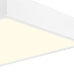 M6630 Saona 17cm Square LED Surface Flush Fitting 14W Matt White/Frosted Acrylic