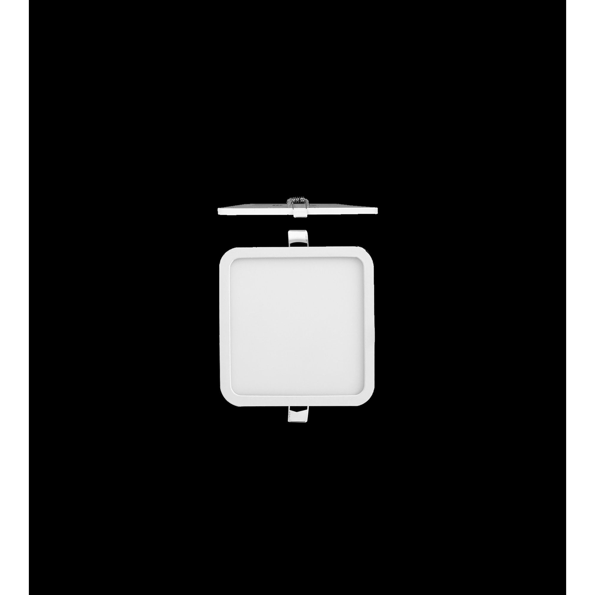 MC0194 Saona 9cm Square Recessed Ultra Slim Downlight 6W LED Matt White