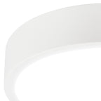 M6627 Saona 30cm Round LED Surface Flush Fitting 30W Matt White/Frosted Acrylic