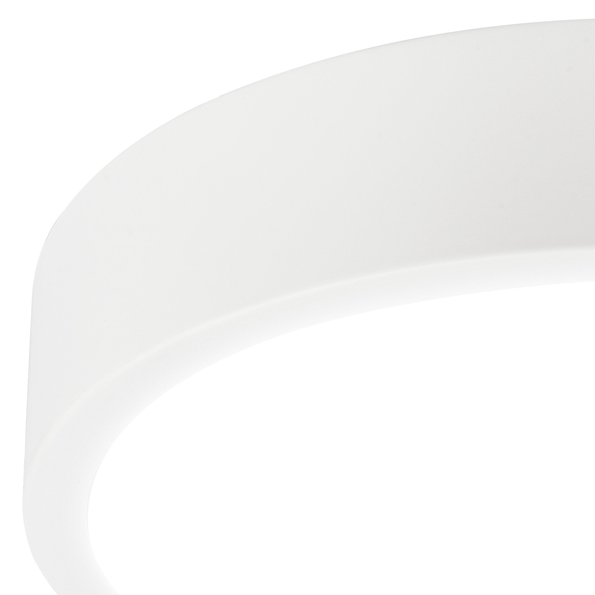 M6627 Saona 30cm Round LED Surface Flush Fitting 30W Matt White/Frosted Acrylic
