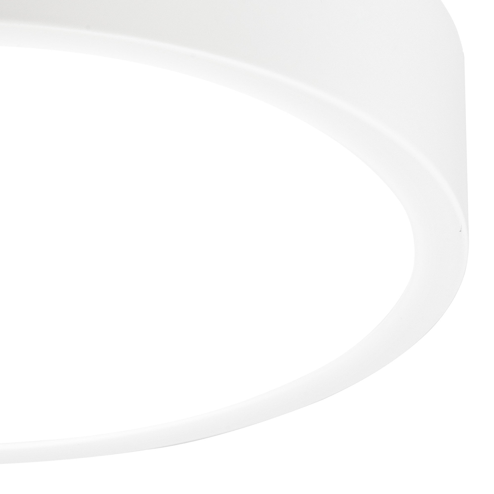 M6627 Saona 30cm Round LED Surface Flush Fitting 30W Matt White/Frosted Acrylic