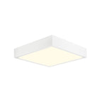 M6628 Saona 12cm Square LED Surface Flush Fitting 8W Matt White/Frosted Acrylic