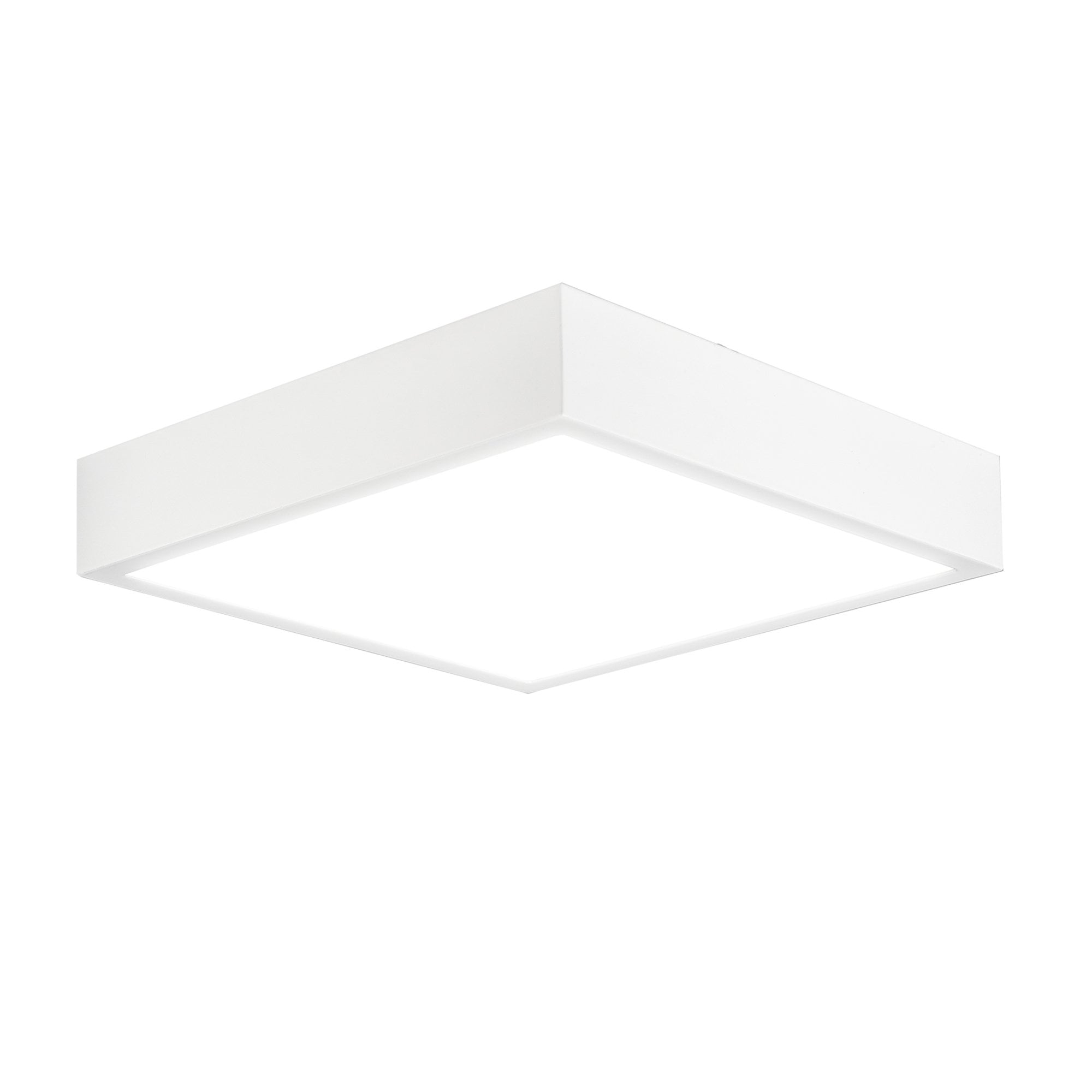 M6635 Saona 30cm Square LED Surface Flush Fitting 30W Matt White/Frosted Acrylic