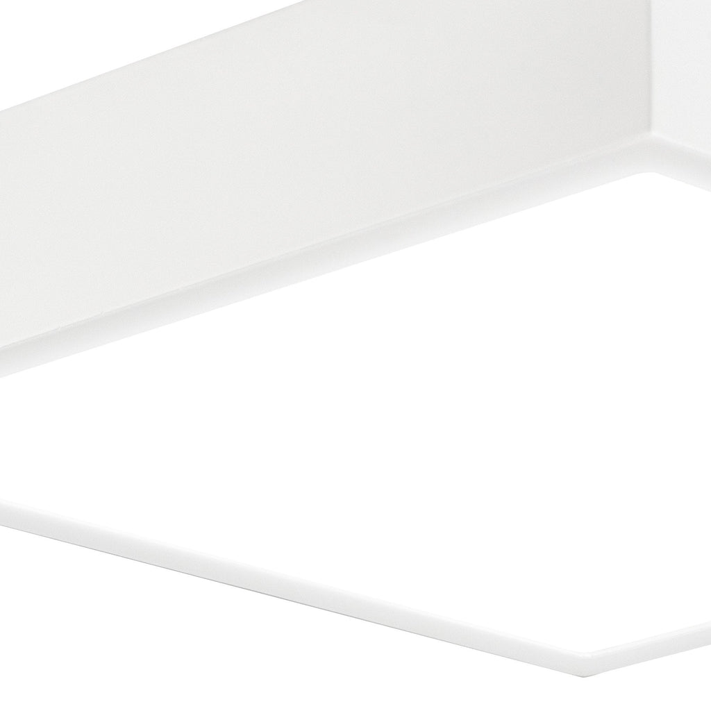 M6635 Saona 30cm Square LED Surface Flush Fitting 30W Matt White/Frosted Acrylic
