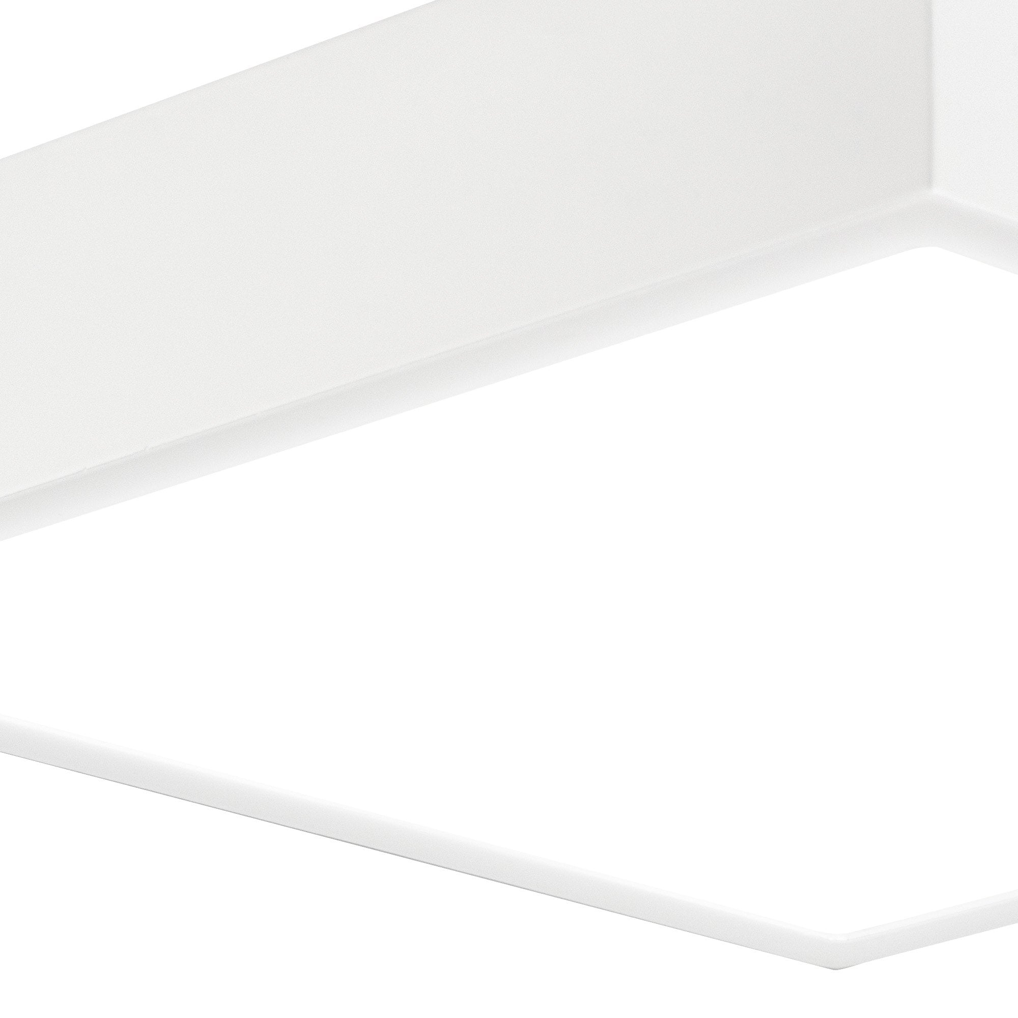 M6635 Saona 30cm Square LED Surface Flush Fitting 30W Matt White/Frosted Acrylic