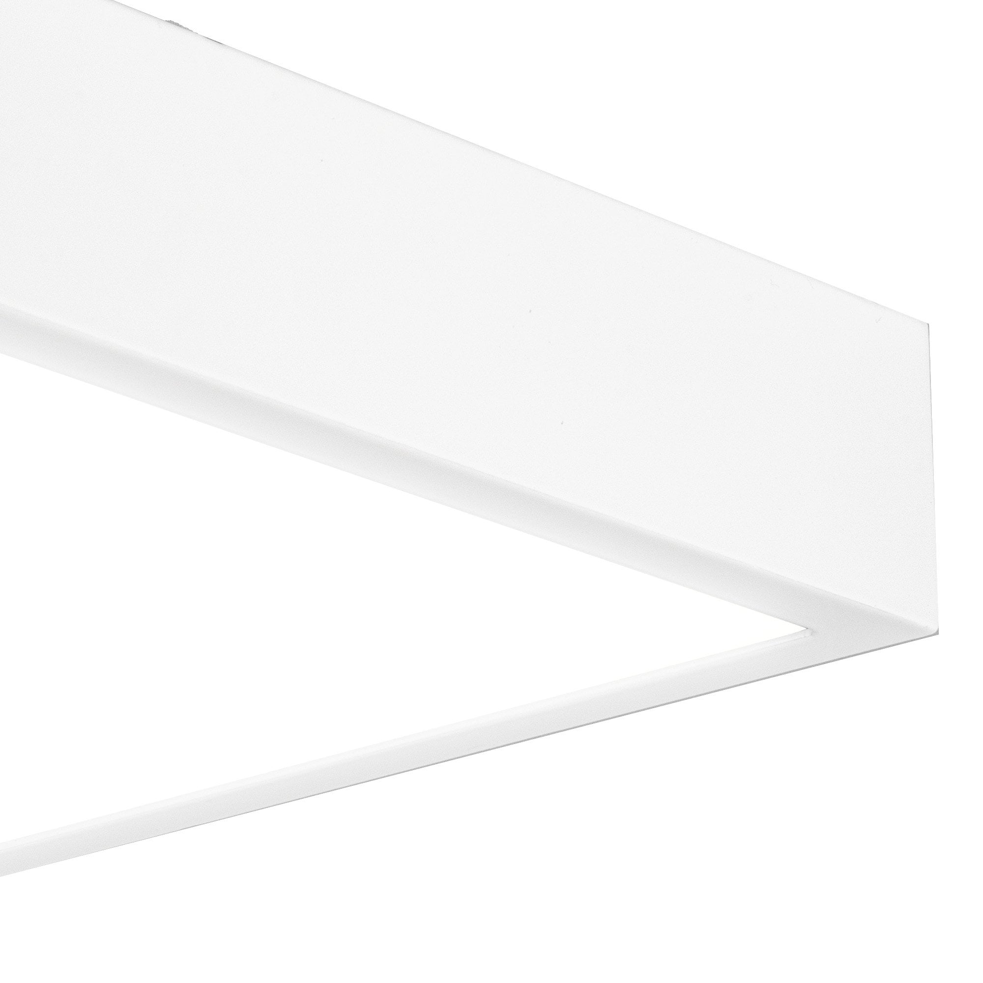 M6635 Saona 30cm Square LED Surface Flush Fitting 30W Matt White/Frosted Acrylic