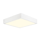 M6632 Saona 22.5cm Square LED Surface Flush Fitting 24W Matt White/Frosted Acrylic