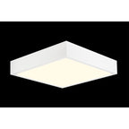 M6632 Saona 22.5cm Square LED Surface Flush Fitting 24W Matt White/Frosted Acrylic