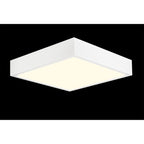 M6634 Saona 30cm Square LED Surface Flush Fitting 30W Matt White/Frosted Acrylic