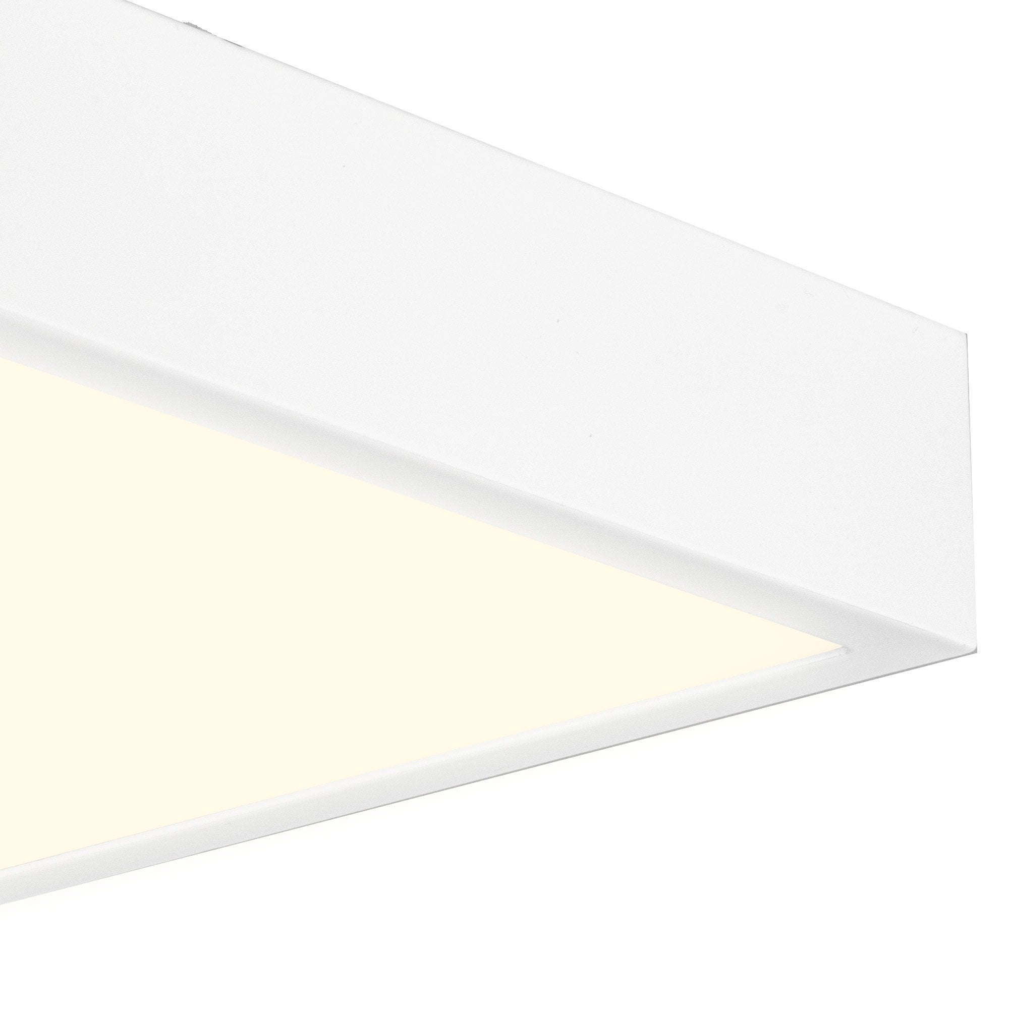 M6634 Saona 30cm Square LED Surface Flush Fitting 30W Matt White/Frosted Acrylic