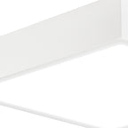 M6633 Saona 22.5cm Square LED Surface Flush Fitting 24W Matt White/Frosted Acrylic