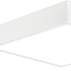 M6629 Saona 12cm Square LED Surface Flush Fitting 8W Matt White/Frosted Acrylic