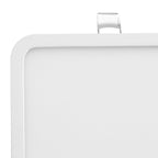 MC0197 Saona 22.5cm Square Recessed Ultra Slim Downlight 24W LED Matt White