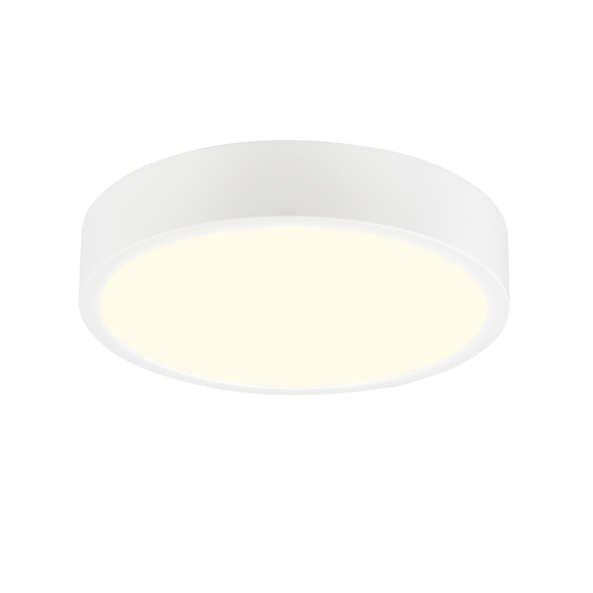 M6626 Saona 30cm Round LED Surface Flush Fitting 30W Matt White/Frosted Acrylic