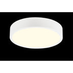 M6626 Saona 30cm Round LED Surface Flush Fitting 30W Matt White/Frosted Acrylic