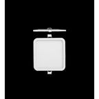 MC0191 Saona 14.5cm Square Recessed Ultra Slim Downlight 12W LED Matt White