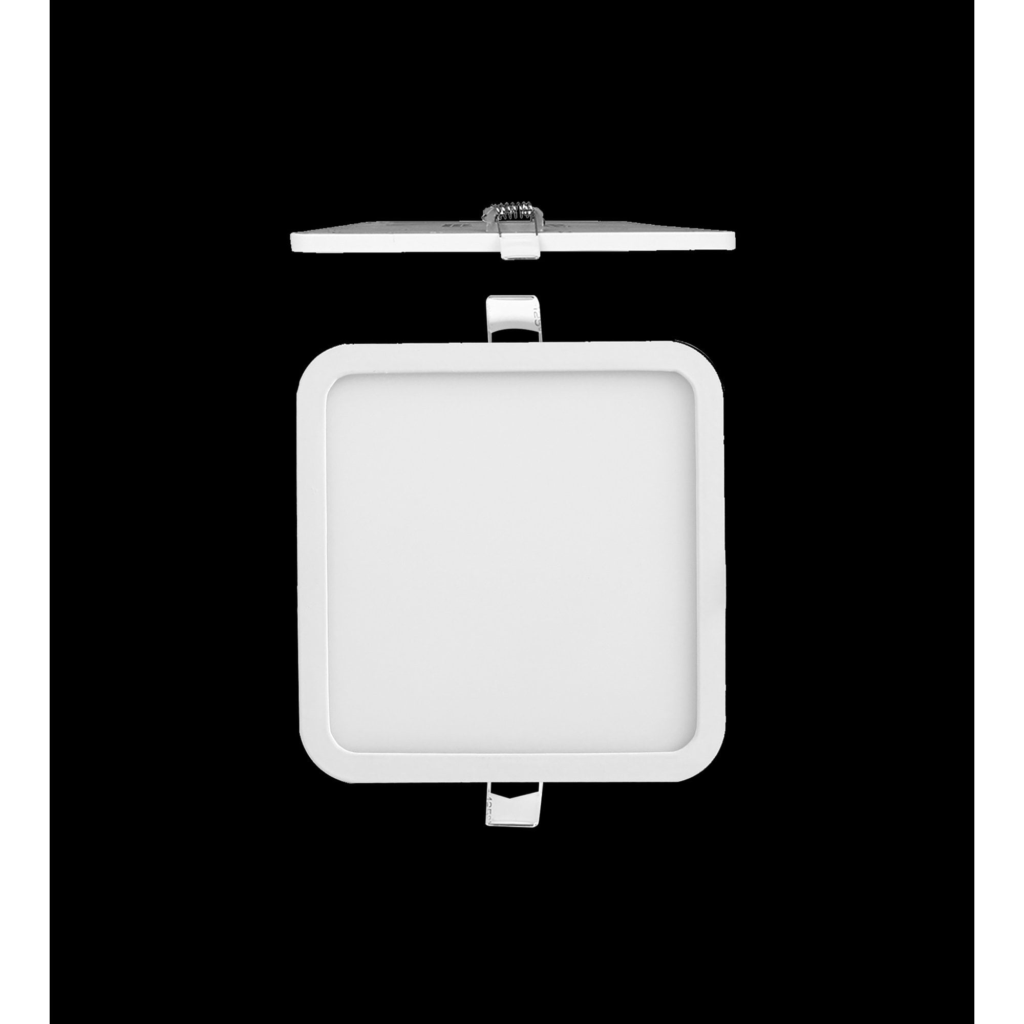 MC0192 Saona 17.5cm Square Recessed Ultra Slim Downlight 18W LED Matt White