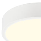 M6622 Saona 17cm Round LED Surface Flush Fitting 14W Matt White/Frosted Acrylic