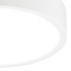 M6625 Saona 22.5cm Round LED Surface Flush Fitting 24W Matt White/Frosted Acrylic
