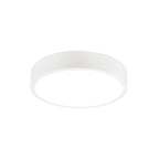 M6621 Saona 12cm Round LED Surface Flush Fitting 8W Matt White/Frosted Acrylic