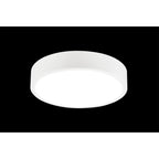 M6621 Saona 12cm Round LED Surface Flush Fitting 8W Matt White/Frosted Acrylic