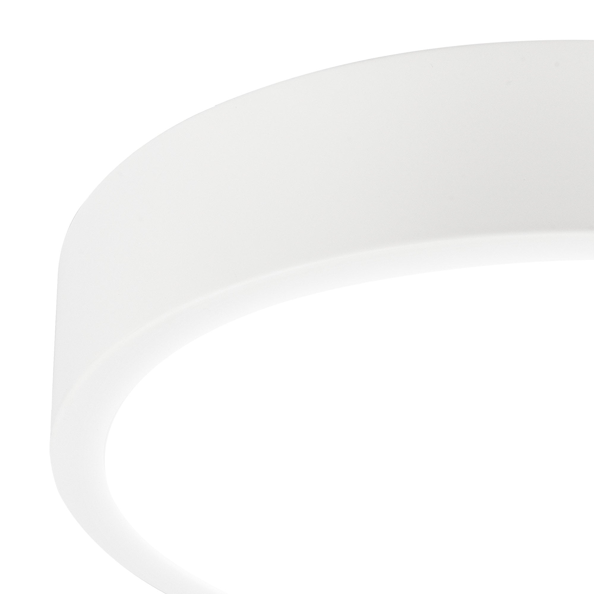 M6621 Saona 12cm Round LED Surface Flush Fitting 8W Matt White/Frosted Acrylic