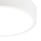M6621 Saona 12cm Round LED Surface Flush Fitting 8W Matt White/Frosted Acrylic