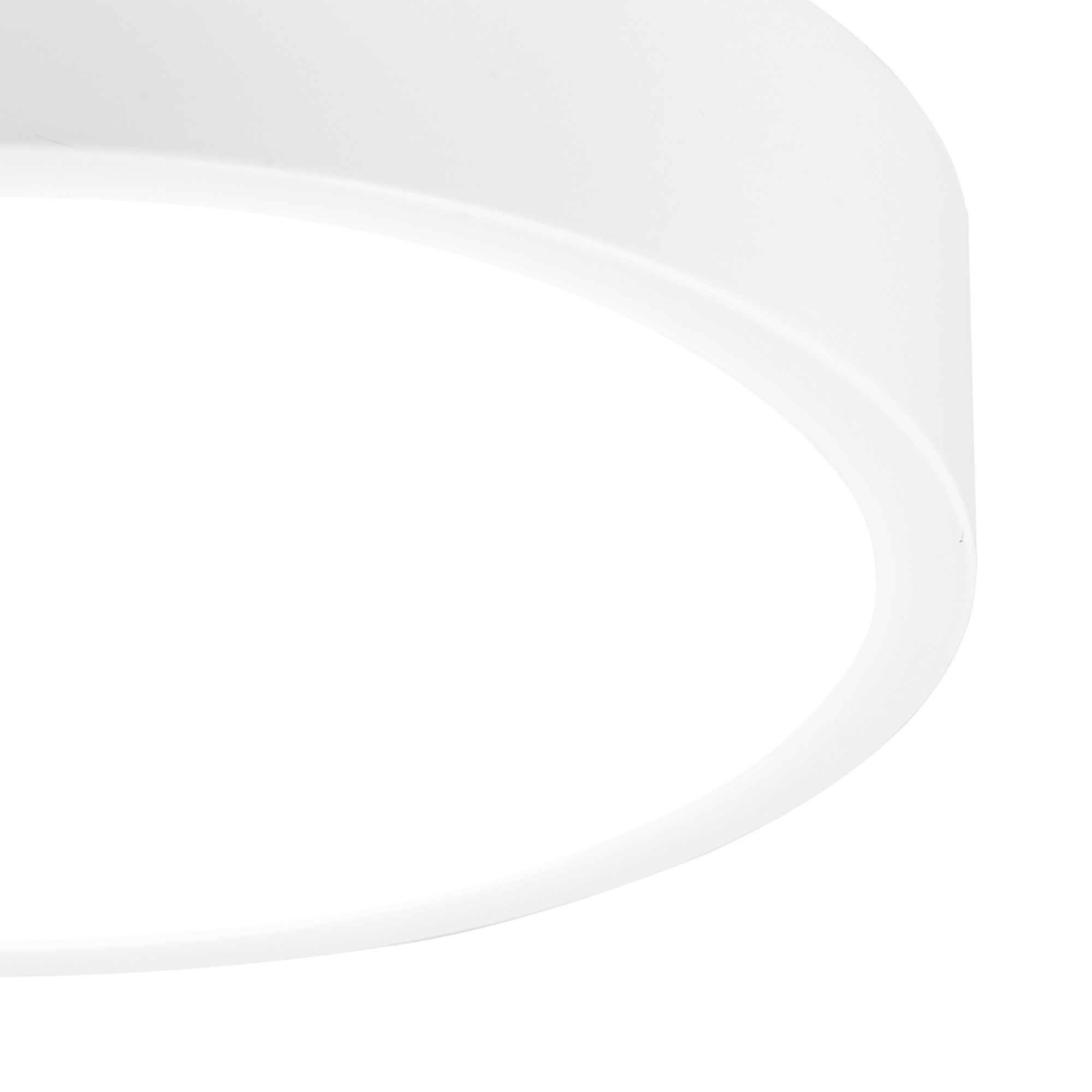 M6621 Saona 12cm Round LED Surface Flush Fitting 8W Matt White/Frosted Acrylic
