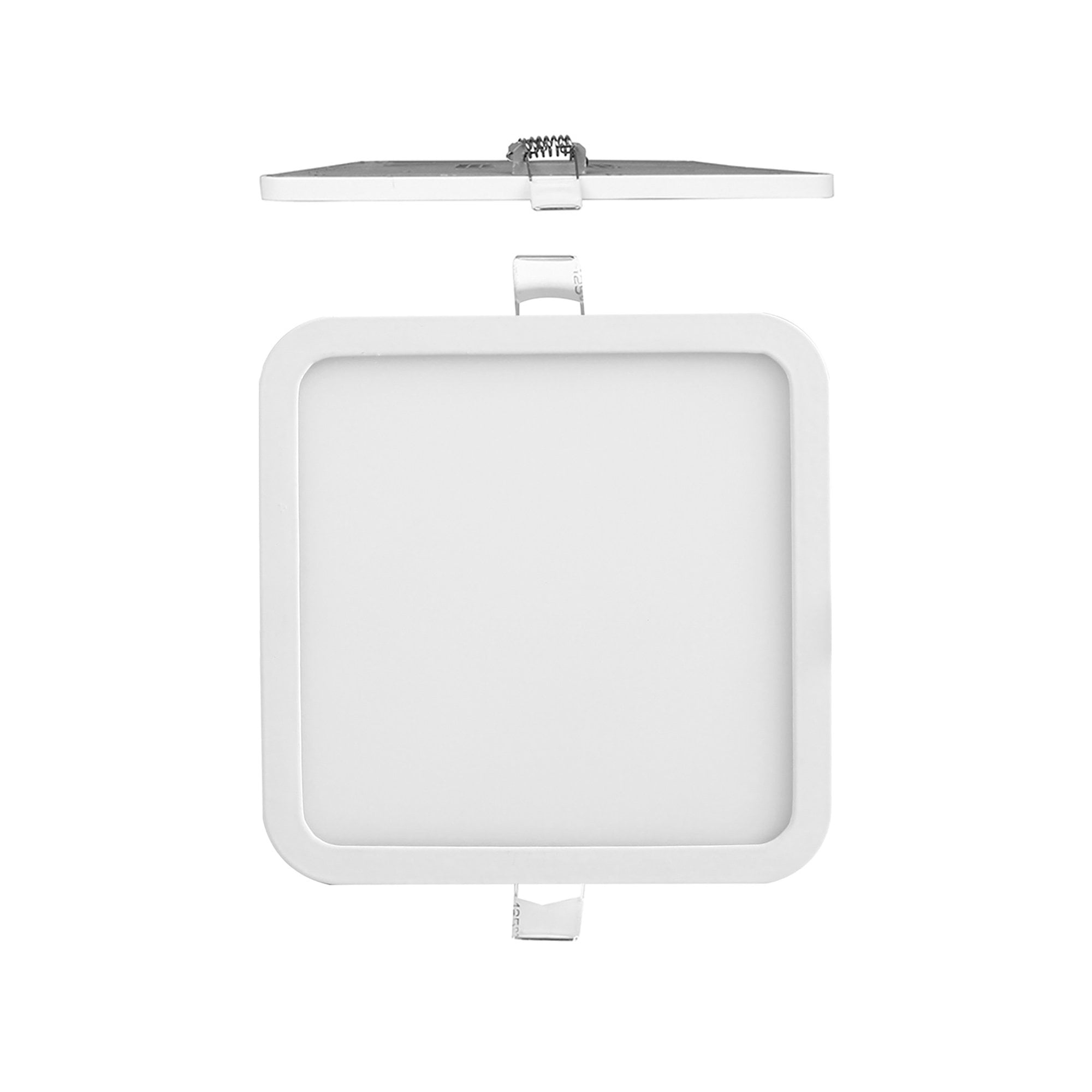 MC0193 Saona 22.5cm Square Recessed Ultra Slim Downlight 24W LED Matt White