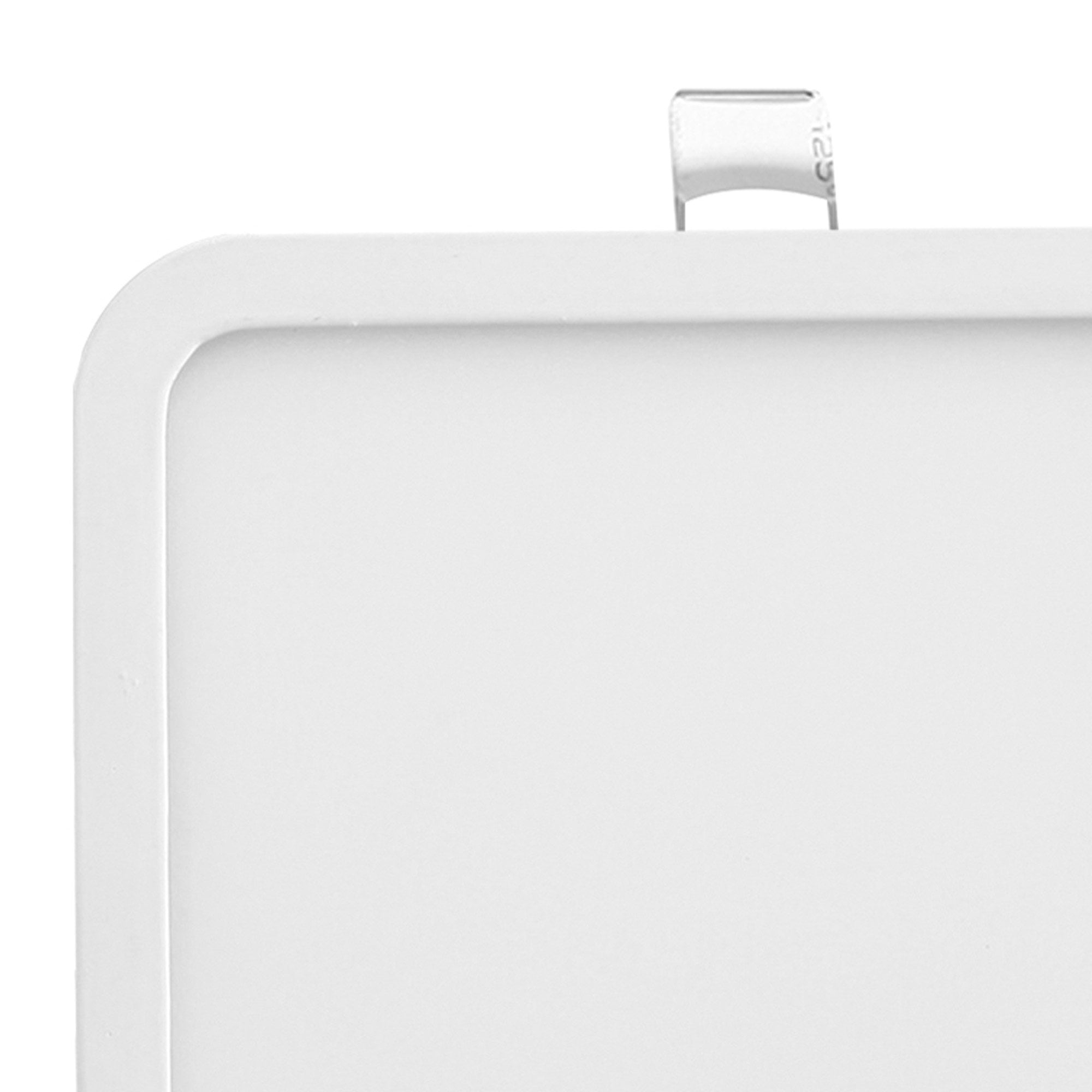 MC0193 Saona 22.5cm Square Recessed Ultra Slim Downlight 24W LED Matt White