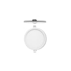 MC0184 Saona 9cm Round LED Recessed Ultra Slim Downlight 6W Matt White/Frosted Acrylic